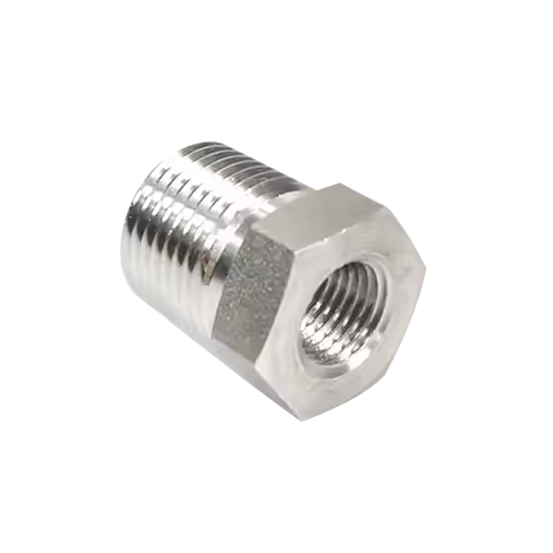 Buje hexadecimal de acero inoxidable